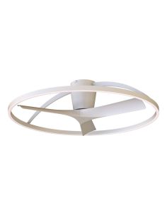 Plafón Ventilador LED NEPAL II grande blanco Ø1000mm 44W CCT 3000-5000K 4000lm DC