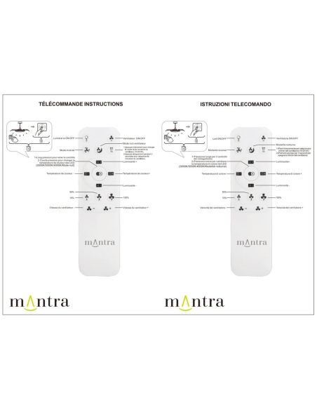Ventoinha LED ALOHA II, branco, Ø830mm, 40W, 4200lm, temperatura de cor 3000-5000K, motor silencioso de 25W DC