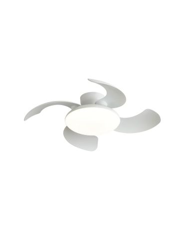 Ventilateur Ventilateur LED ALOHA II, blanc, Ø 830 mm, 40 W, 4 200 lm, température de couleur 3 000-5 000 K, moteur silencieux C