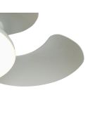 Ventilateur Ventilateur LED ALOHA II, blanc, Ø 830 mm, 40 W, 4 200 lm, température de couleur 3 000-5 000 K, moteur silencieux C