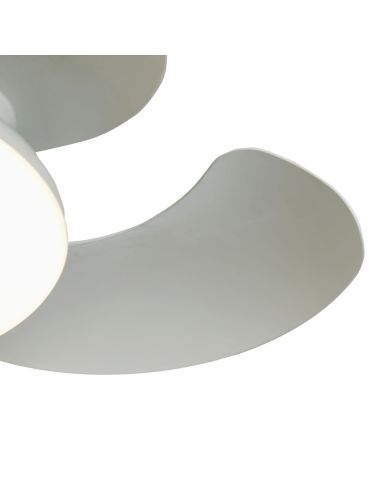 Ventilateur Ventilateur LED ALOHA II, blanc, Ø 830 mm, 40 W, 4 200 lm, température de couleur 3 000-5 000 K, moteur silencieux C