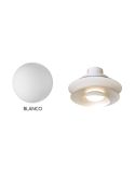 Ventilateur de plafond moderne à pales rétractables, LED ACONCAGUA blanc Ø1060mm 20W 2520lm CCT 3000-5000K DC