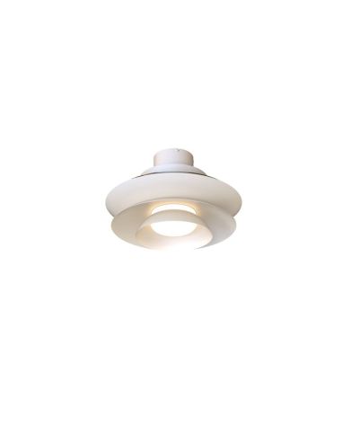 Ventilador tipo plafón moderno con aspas retráctiles LED ACONCAGUA blanco Ø1060mm 20W 2520lm CCT 3000-5000K DC