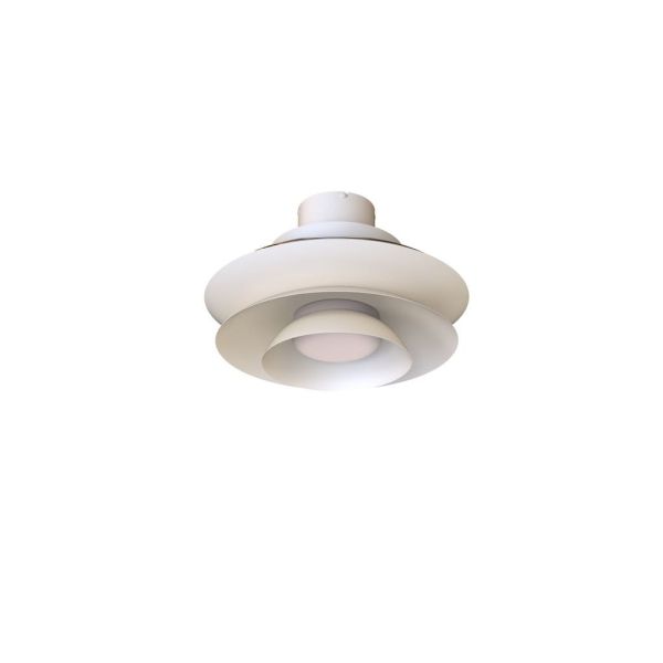 Ventilateur de plafond moderne à pales rétractables, LED ACONCAGUA blanc Ø1060mm 20W 2520lm CCT 3000-5000K DC