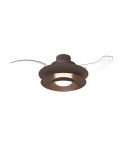 Ventoinha de teto moderno com pás retráteis, LED ACONCAGUA, cor café, Ø1060mm, 20W, 2520lm, CCT 3000-5000K DC
