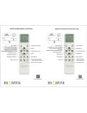 Ventilador de techo tipo plafón LED ONA blanco madera Ø700mm 18W 2520lm CCT 3000-5000K motor DC silencioso