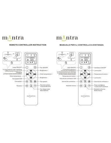 Ventoinha teto LED moderno PATAGONIA 2D branco Ø500mm 33W 3000lm CCT dimerizável silencioso com motor DC