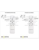 Plafonnier ventilateur LED ALOHA II blanc Ø830 mm, 40 W, 4200 lm, CCT 3000-5000 K, moteur silencieux 25 W CC