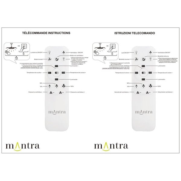 Plafón Ventilador LED ALOHA II blanco Ø830mm 40W 4200lm CCT 3000-5000K motor 25W DC silencioso
