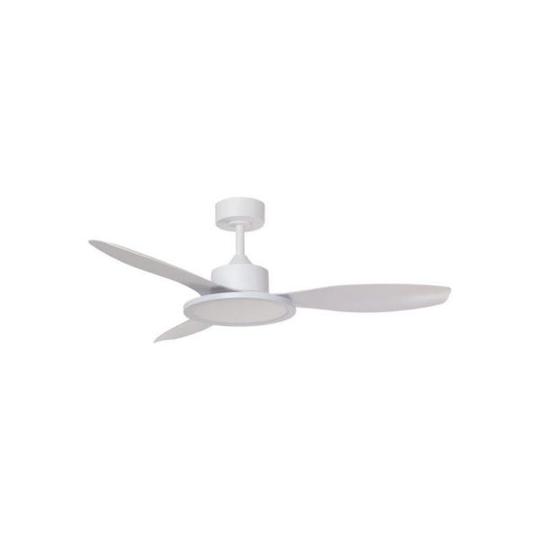 Ventilateur de plafond LED RIGA II 36W, blanc, Ø120cm, 32W CC, intensité variable, 3600 lm avec télécommande