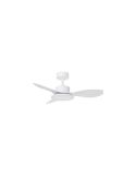 Ventilador de techo LED 30W RIGA II XS blanco Ø97cm DC 32W CCT regulable, 3 aspas IP20