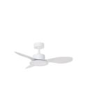 Ventilador de techo LED 30W RIGA II XS blanco Ø97cm DC 32W CCT regulable, 3 aspas IP20
