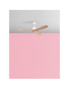 Ventilateur de plafond RIGA II WO WOOD sans éclairage, noir/bois naturel, Ø120cm, 32W CC, 3 pales, IP20 2