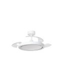 Ventilador de techo LED 32+8W CCT 3200lm CAPRI blanco Ø107cm DC 35W con mando
