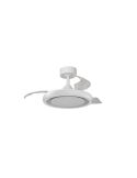 Ventilador de techo LED 30+6W 3000lm CAPRI XS blanco Ø91cm DC 35W CCT con mando