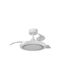Ventilateur de plafond CAPRI XS LED 30+6W 3000lm Blanc Ø91cm DC 35W CCT avec télécommande