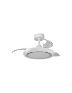 Ventilador de techo LED 30+6W 3000lm CAPRI XS blanco Ø91cm DC 35W CCT con mando
