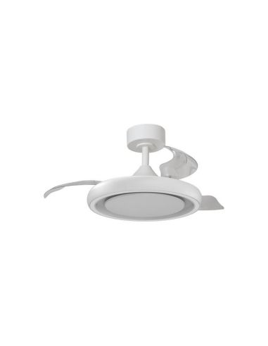 Ventilador de techo LED 30+6W 3000lm CAPRI XS blanco Ø91cm DC 35W CCT con mando