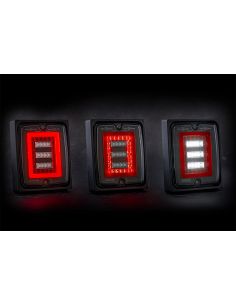 FT-324 Lanterna Traseira Embutida em LED 12V-30V Luzes de Posição, Ré e Neblina R1 F1 AR 2