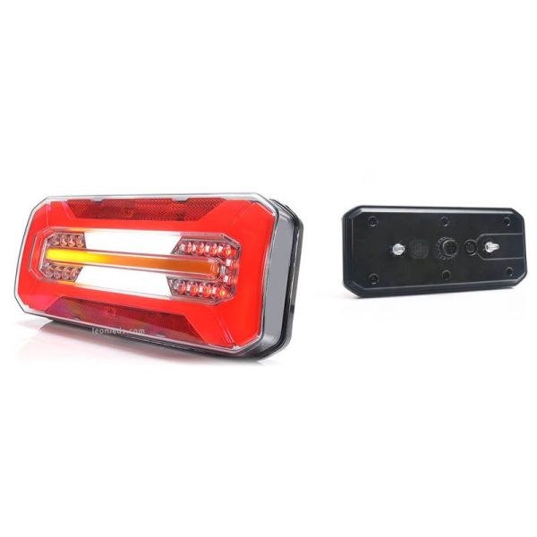 Piloto LED con intermitente progresivo sin triangulo con conector 7 Pin 1298 DD L/P Tyco | LeonLeds