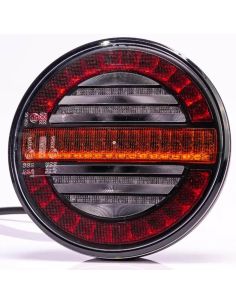 Luz piloto redonda de LED Fristom FT-213 com indicador de direção dinâmico | LeonLeds Lighting