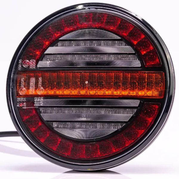 Luz piloto redonda de LED Fristom FT-213 com indicador de direção dinâmico | LeonLeds Lighting