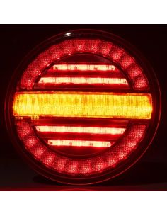 Piloto LED redondo con intermitente dinámico FT-213 Fristom | LeonLeds Iluminación 2