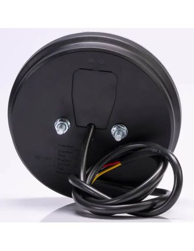 Feu arrière rond à LED Fristom FT-213 avec clignotant dynamique | LeonLeds Lighting