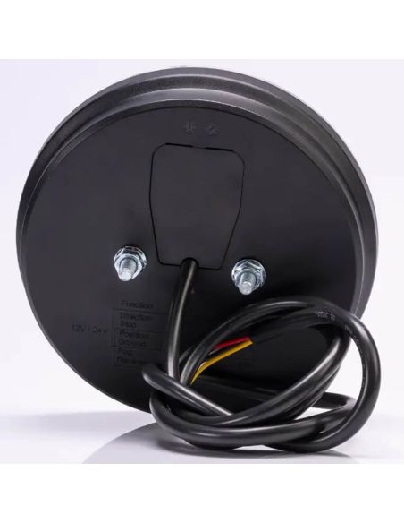 Feu arrière rond à LED Fristom FT-213 avec clignotant dynamique | LeonLeds Lighting