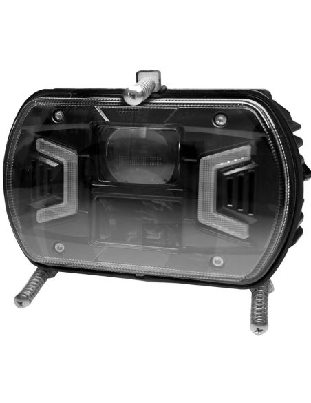 Faro LED Tractor H4 12V 24V Homologado Carretera, Cruce y Posición – Ovalado