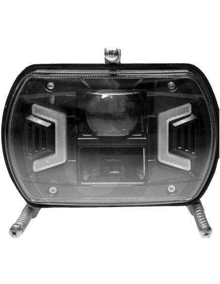 Faro LED Tractor H4 12V 24V Homologado Carretera, Cruce y Posición – Ovalado
