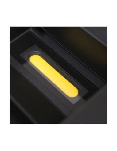 Luminária de parede externa solar VIO LED, com iluminação para cima/para baixo e sensor crepuscular, 120 lúmens, 4000K, IP54.