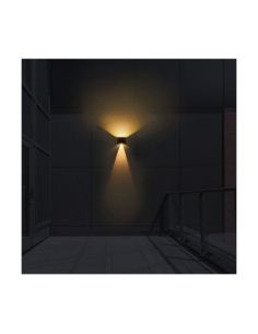 Applique murale solaire extérieure VIO LED, éclairage vers le haut/vers le bas et capteur crépusculaire, 120 lm, 4000 K, IP54 2