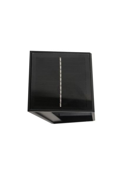Luminária de parede externa solar LED VIO, com iluminação para cima/para baixo e sensor crepuscular, 2,7 W, 120 lúmens, 3000 K, 