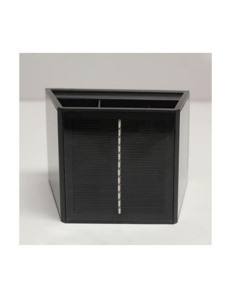 Luminária de parede externa solar LED VIO, com iluminação para cima/para baixo e sensor crepuscular, 2,7 W, 120 lúmens, 3000 K, 