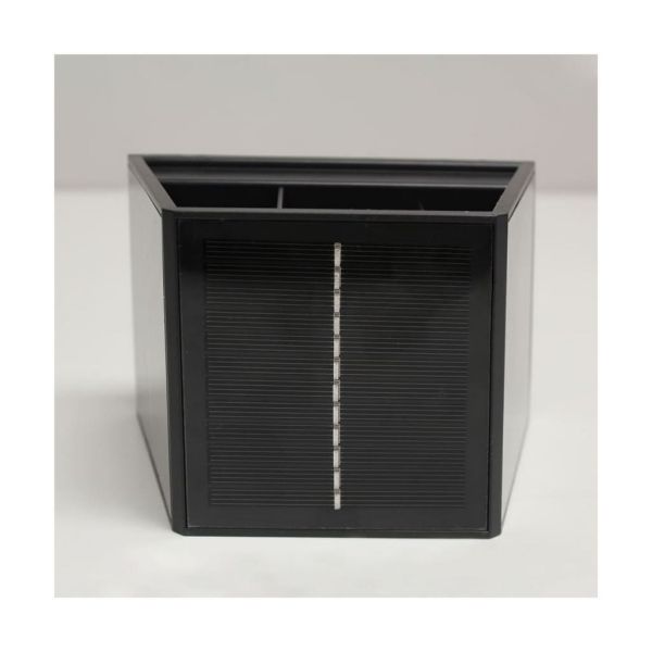 Aplique solar exterior LED VIO, luz arriba/abajo y sensor crepuscular 2,7W 120Lm 3000K, IP54