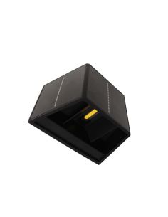 Luminária de parede externa solar LED VIO, com iluminação para cima/para baixo e sensor crepuscular, 2,7 W, 120 lúmens, 3000 K, 