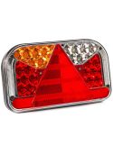 Piloto Trasero LED con triangulo con conector 5 Pin Bajonet 6 Funciones FT-170 Fristom | LeonLeds