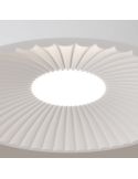 Ventilateur blanc, Ø89 cm, moteur CC 30 W, éclairage 16 W, intensité lumineuse variable 3000 lm, IP20