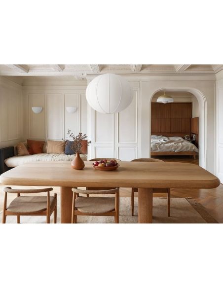Ventilador de techo LED retráctil de diseño EMMA S blanco Ø89cm DC 18W luz 16W CCT DIM 3000lm IP20