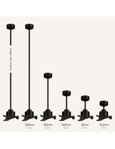 Ventilateur intérieur/extérieur ALMA L sans éclairage, Ø 132 cm, blanc, bois moyen, 3 pales, 40 W CC, IP44