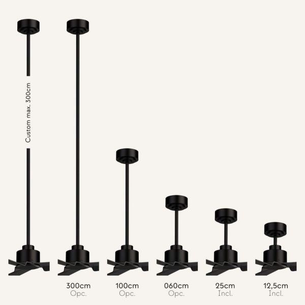 Ventoinha ALMA L para interiores/exteriores sem luz, Ø132cm, branco, madeira média, 3 pás, DC 40W, IP44
