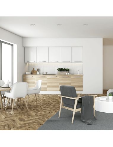 Spot encastré circulaire LED Einar GU10 8W, blanc.