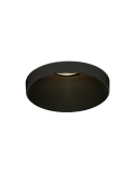 Downlight circular empotrable LED en negro Einar 8W GU10