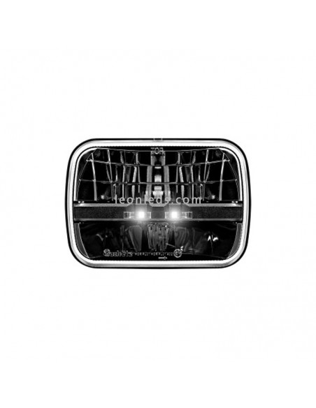 Phare LED Rectangulaire 5X7 9-32V Homologué TL27 | leonleds