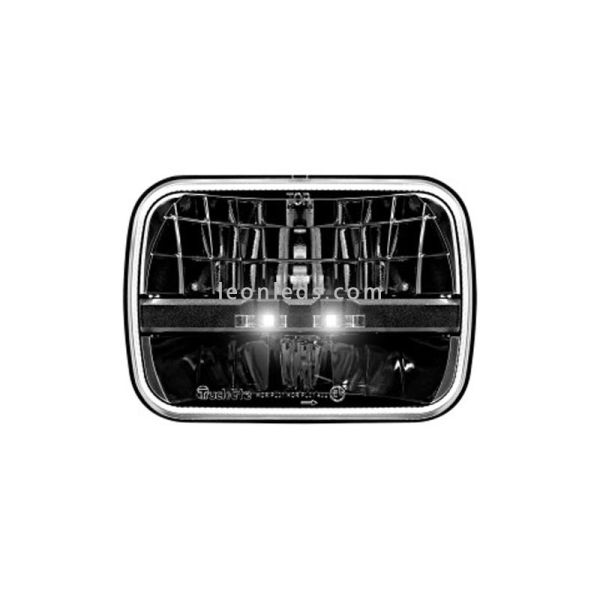 Phare LED Rectangulaire 5X7 9-32V Homologué TL27 | leonleds