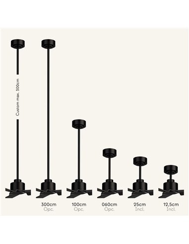 Ventoinha de teto ALMA S LED Ø100cm 3 pás Branco Madeira Clara 26W DC, Lâmpada 6,5W 1225Lm CTT DIM IP44