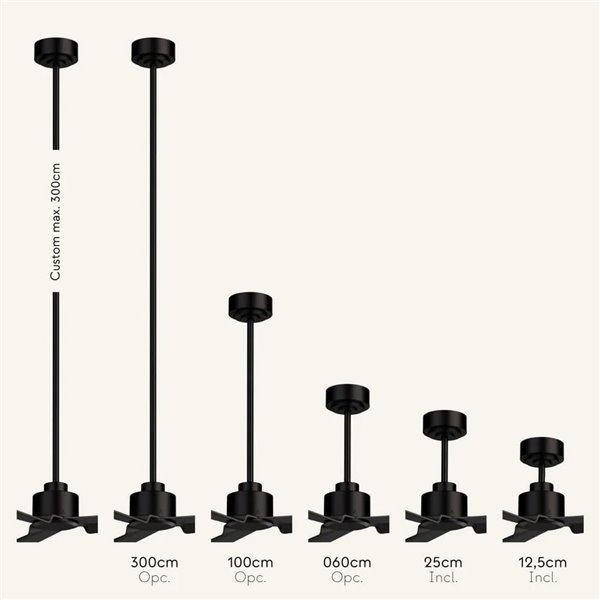 Ventoinha de teto ALMA S LED Ø100cm 3 pás Branco Madeira Clara 26W DC, Lâmpada 6,5W 1225Lm CTT DIM IP44