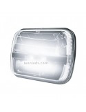 Farol LED Retangular 5X7 9-32V Aprovado TL27 | leonleds