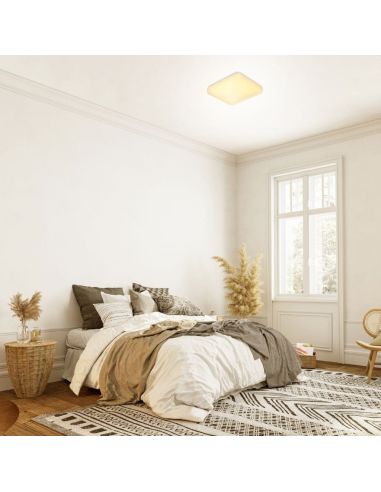 Plafón de techo LED Quatro II 6242 ambiente| LeonLeds Iluminación